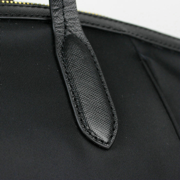 2014 Prada canvas shoulder handbag BR4664 black